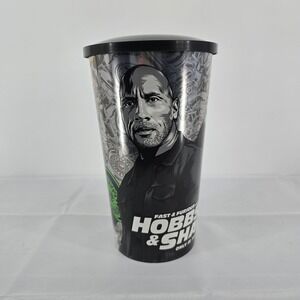 Brisk Fast & Furious Hobbs & Shaw Movie Theater Souvenir Cup with Lid 2019